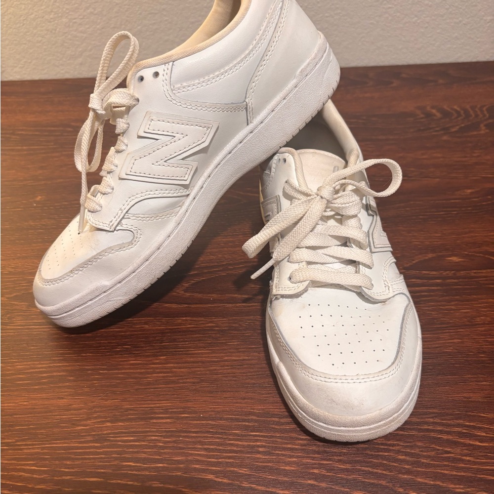 New Balance Classic White Leather Sneakers